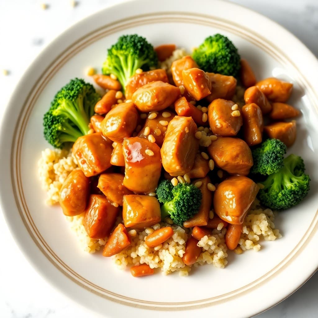 Teriyaki Chicken Stir-Fry with Broccoli & Quinoa