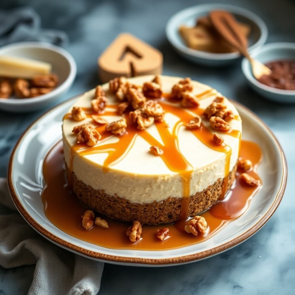 Argentinian Dulce de Leche Cashew Cheesecake
