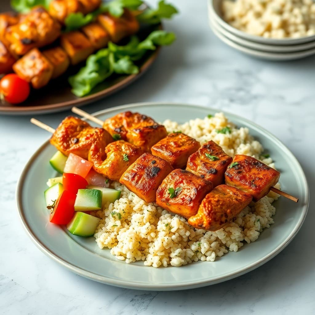 Zesty Moroccan-Spiced Chicken Skewers