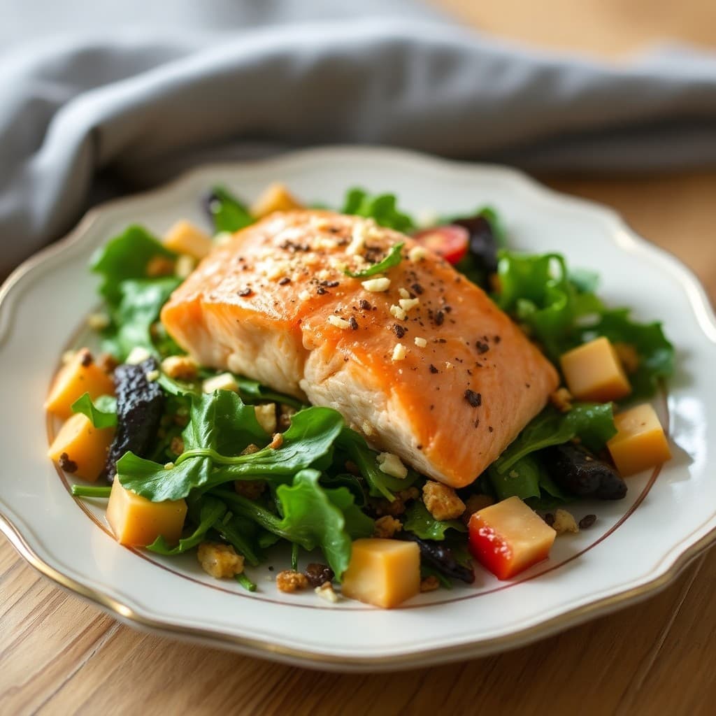 Satiating Autumn Salmon Salad