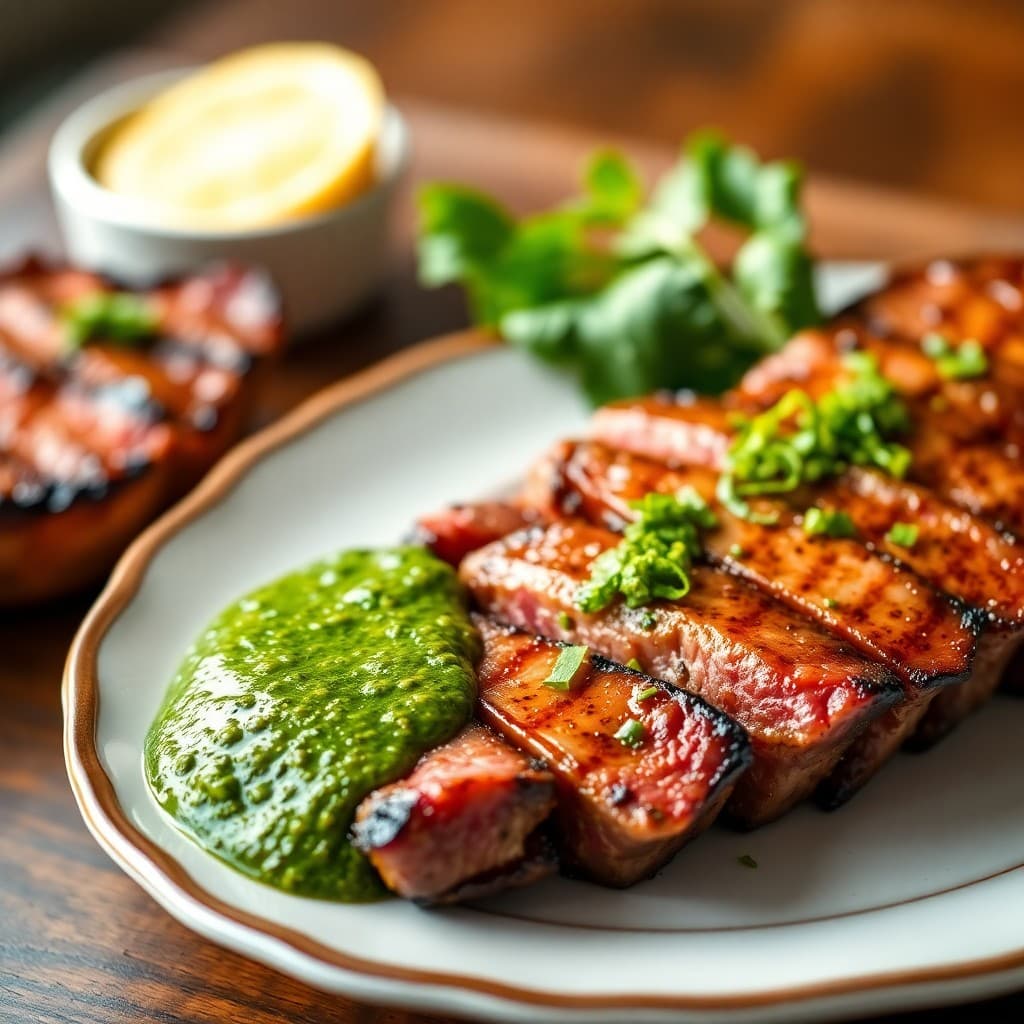 Brazilian Grilled Picanha with Chimichurri
