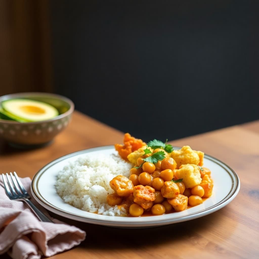 Zesty Indian Butter Chickpea Bowls