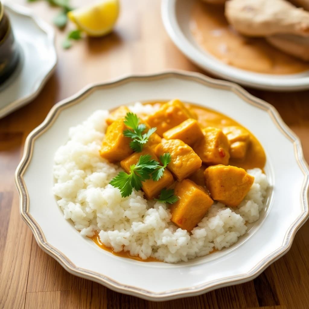 Lemongrass Chicken Coconut Curry