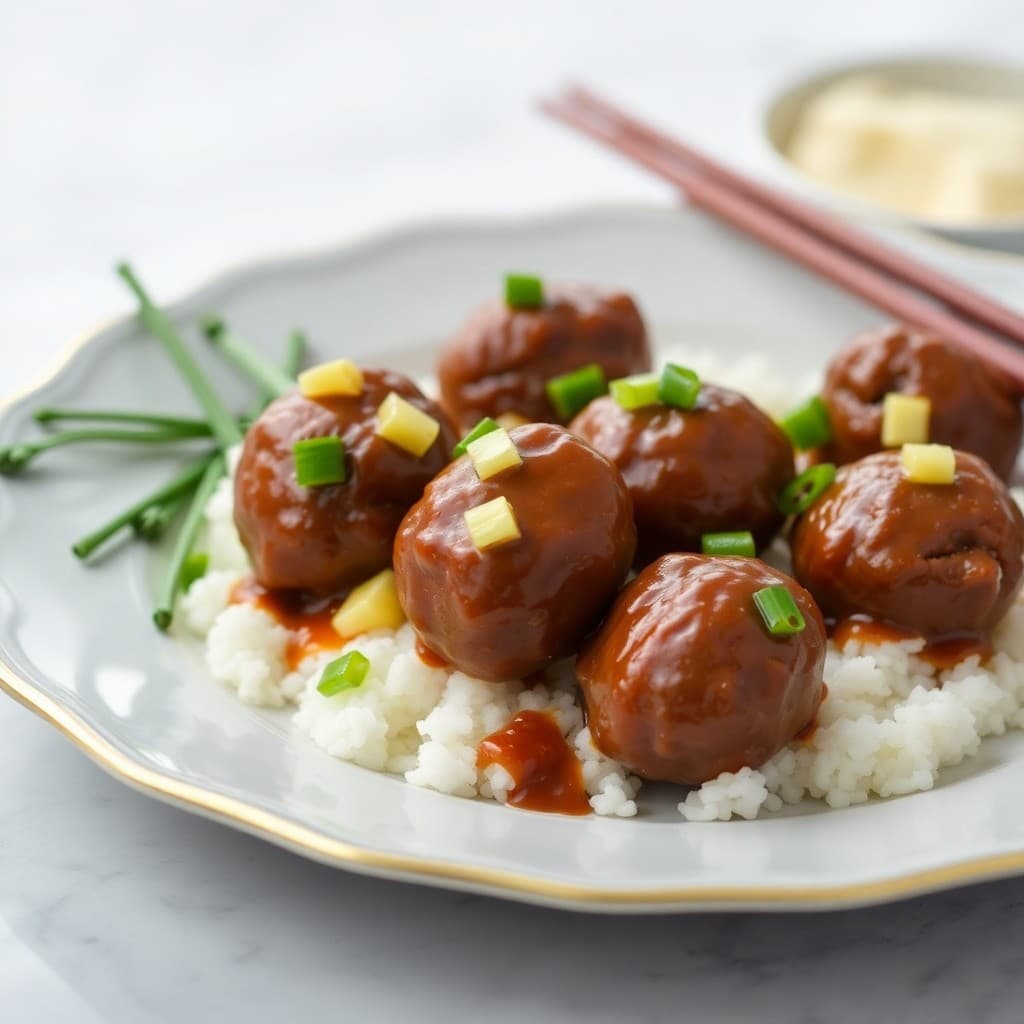 Teriyaki Beef Meatball Bites