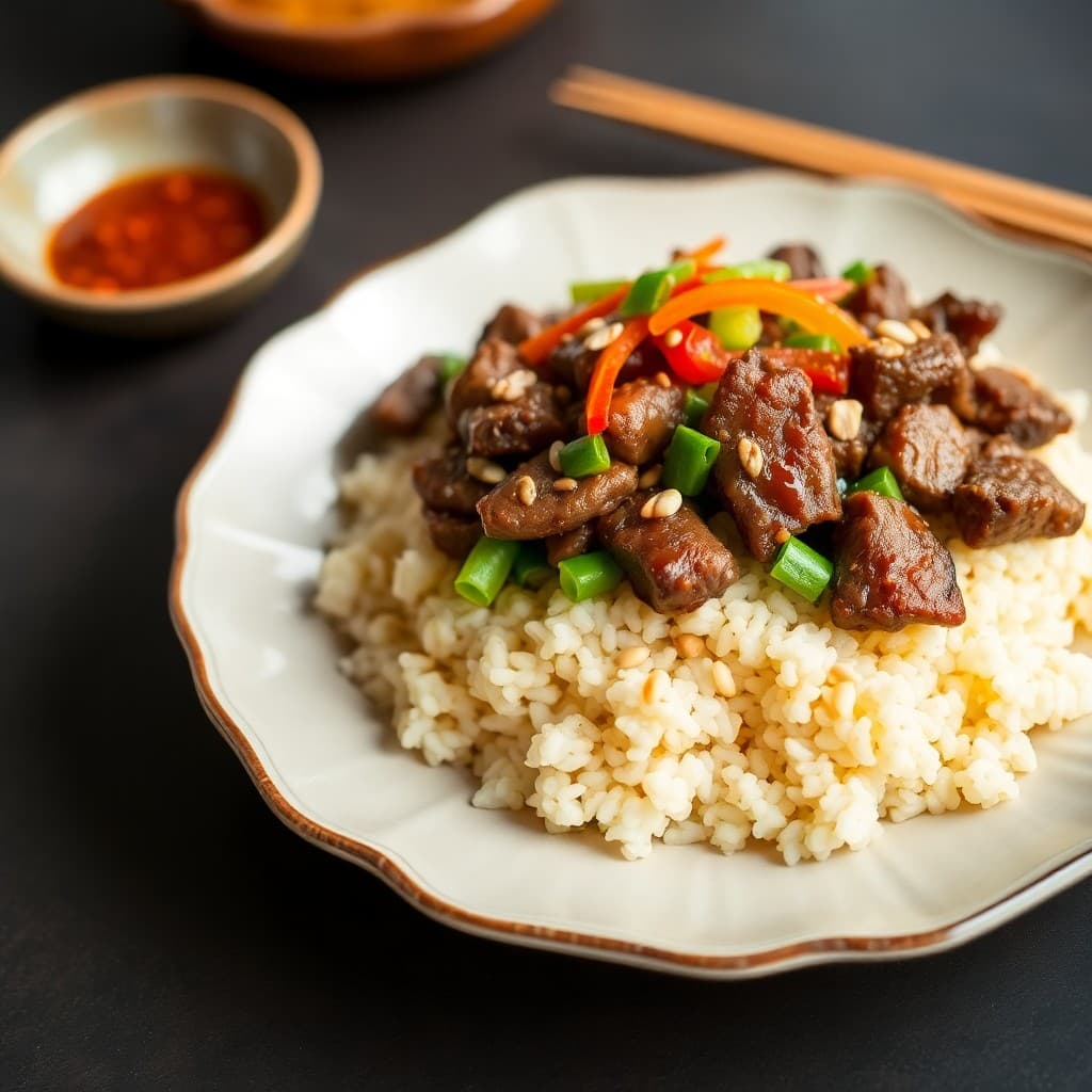Savory Korean Beef Bulgogi Bowls