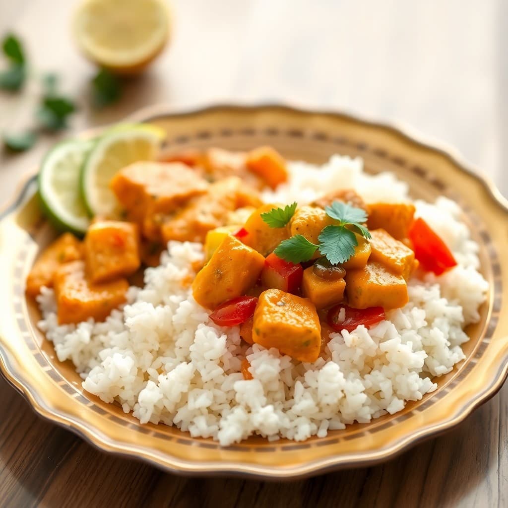 Coconut Curry Chicken Bowls