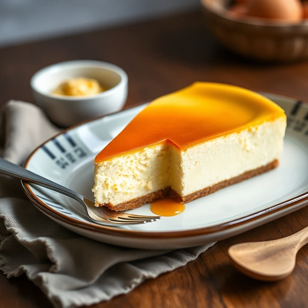 Korean Honey Ginger Cheesecake