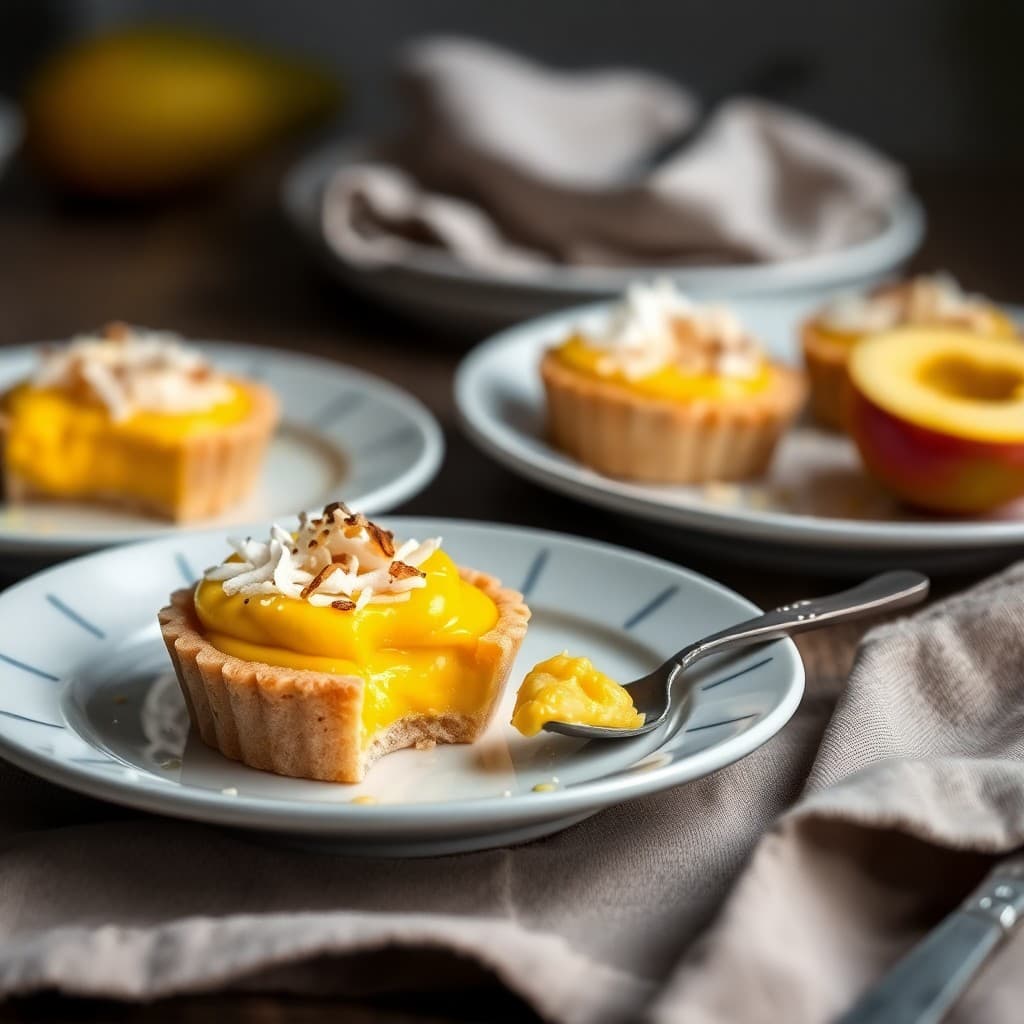 Brazilian Mango Mousse Tarts