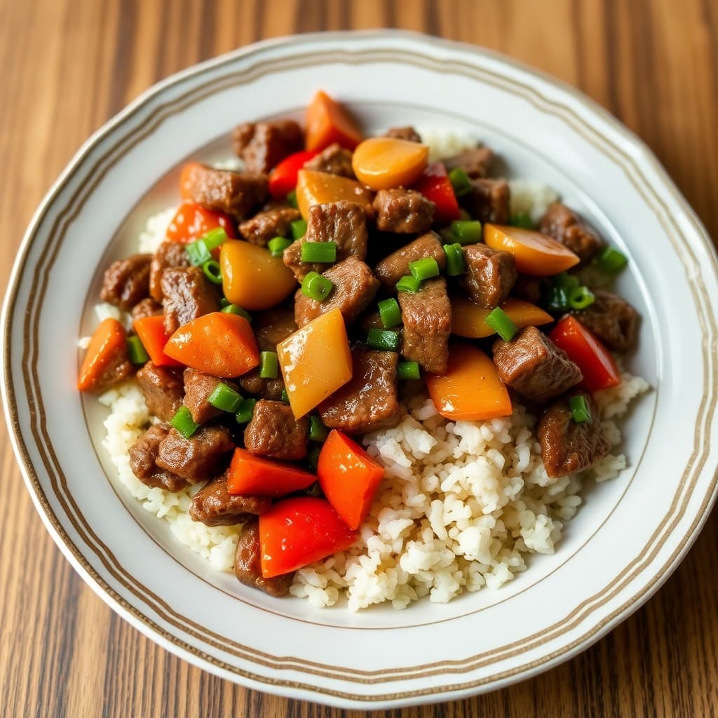 Korean Beef and Veggie Stir-Fry Bowls