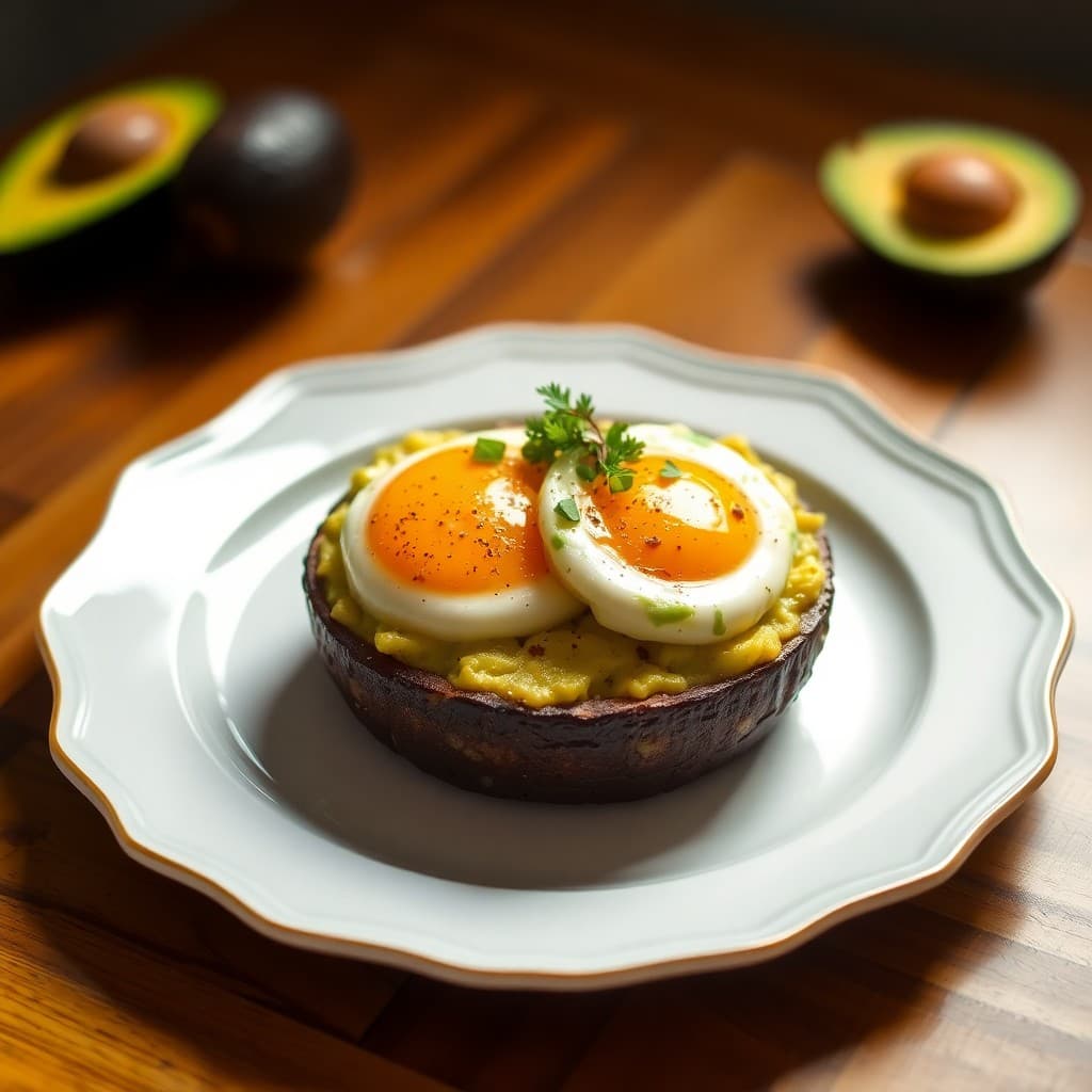 Baked Avocado Eggs