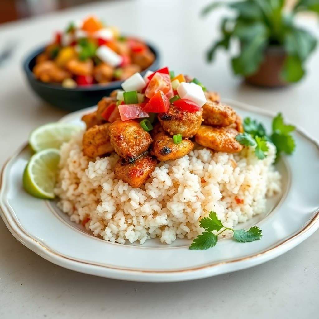 Spicy Mexican Chicken Fajita Bowls