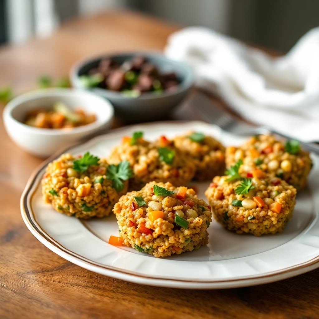 Autumn Quinoa Veggie Bites