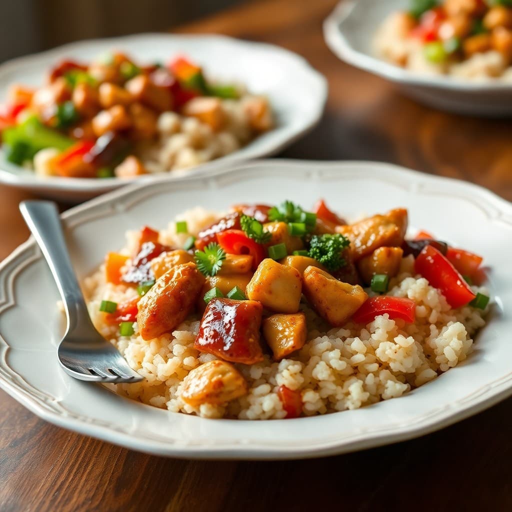 Vibrant Teriyaki Chicken Rice Bowls