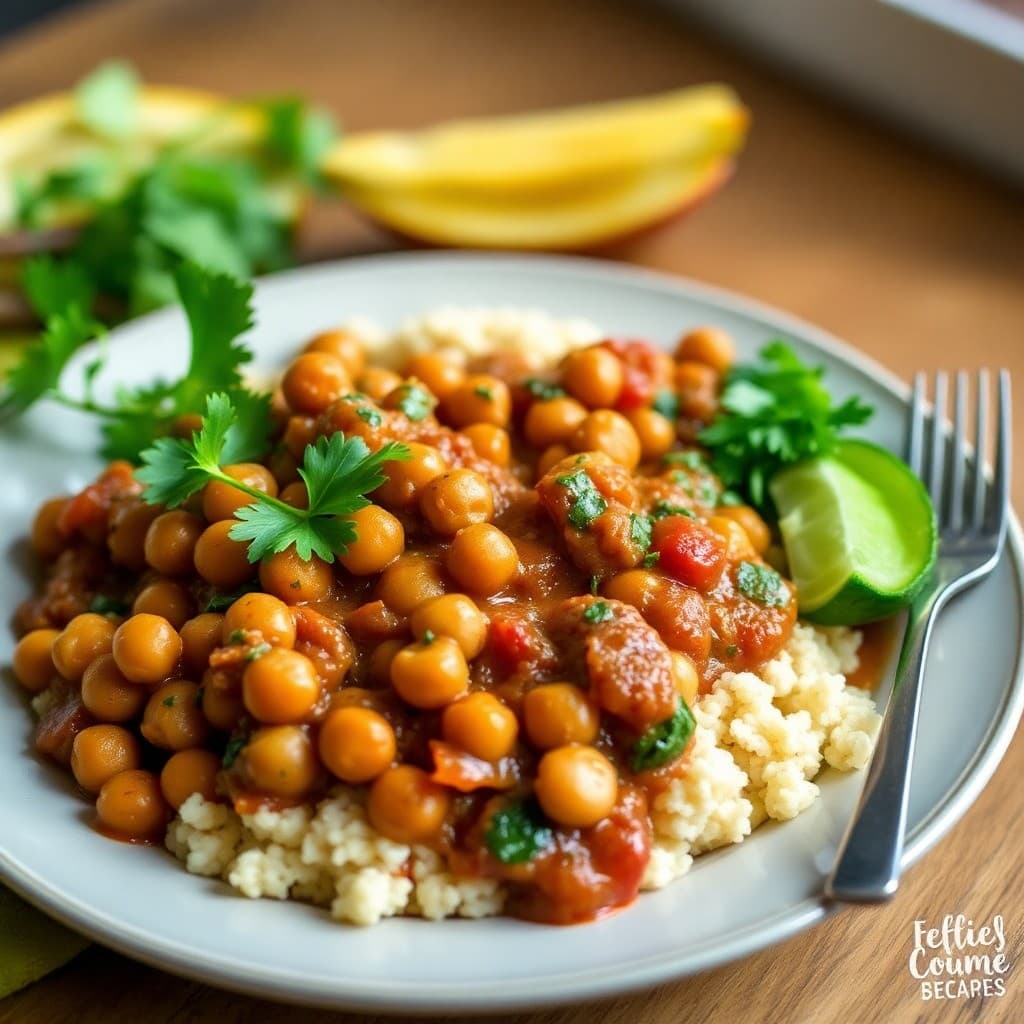 Moroccan Spiced Chickpea Tagine