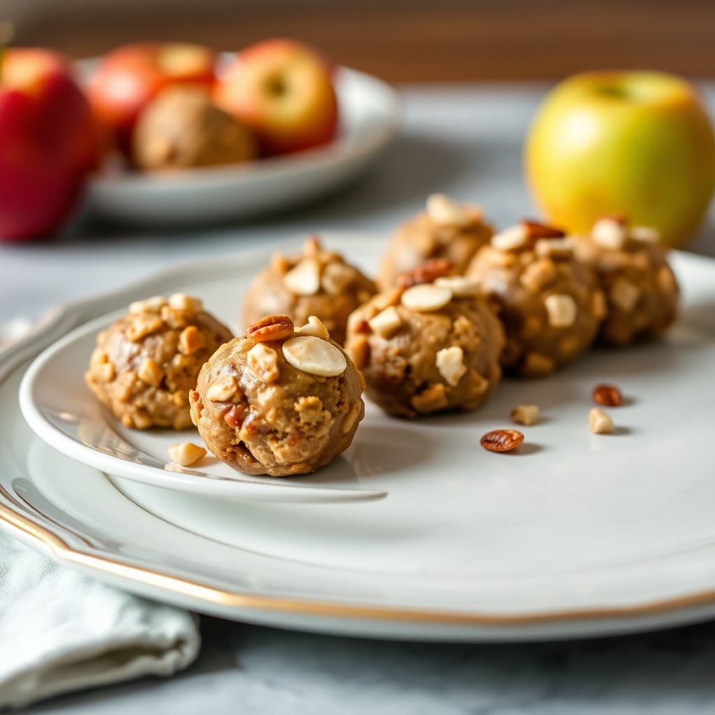 Autumn Apple Protein Bites