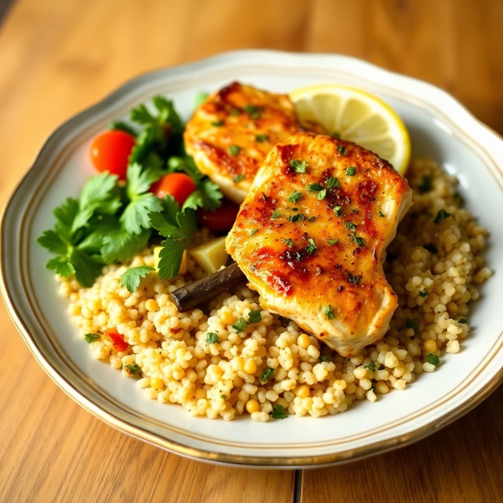 Lemony Greek Chicken Bowls
