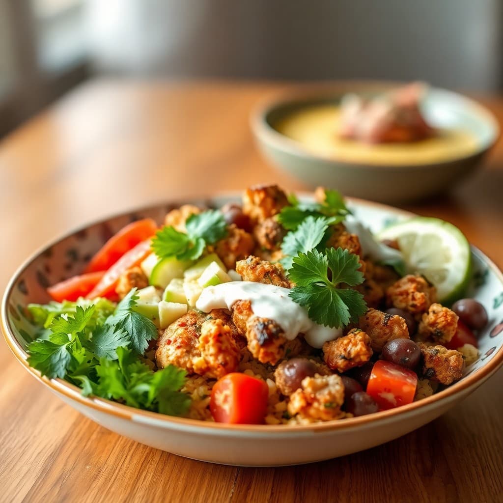 Protein-Packed Chicken Burrito Bowl