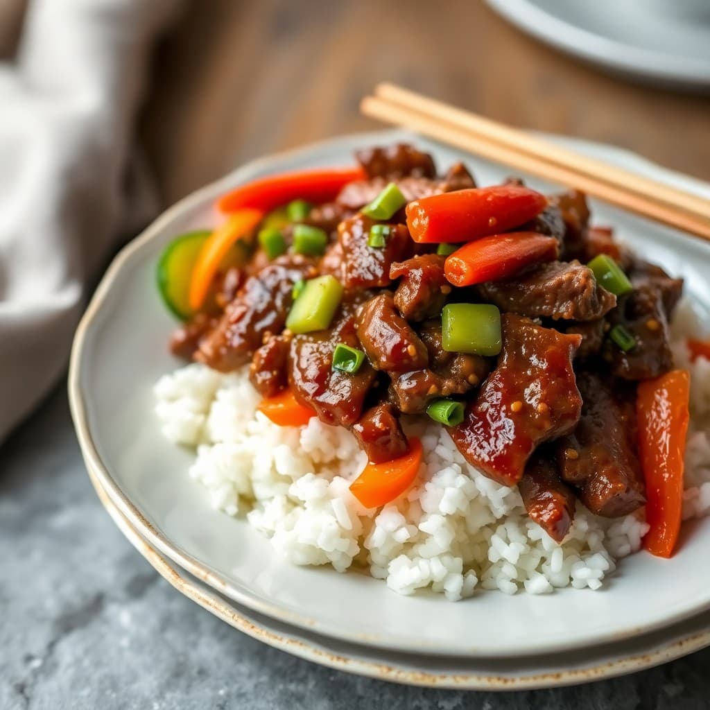 Sweet & Sour Korean Beef Bulgogi Bowls