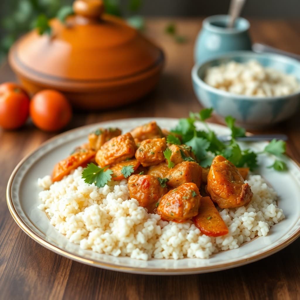 Moroccan-Spiced Chicken Tagine