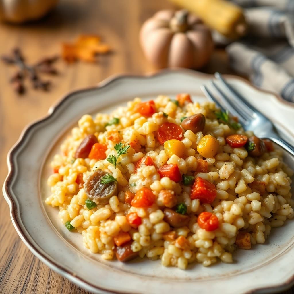 Autumn Vegetable Risotto