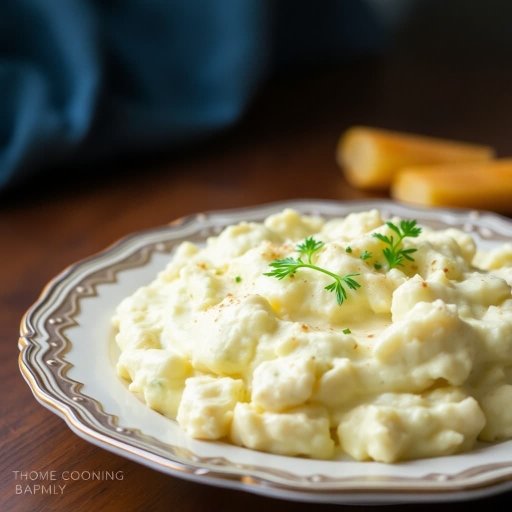 Roasted Garlic and Parmesan Cauliflower Mash