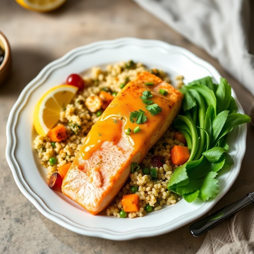 Zesty Citrus Salmon Bowls