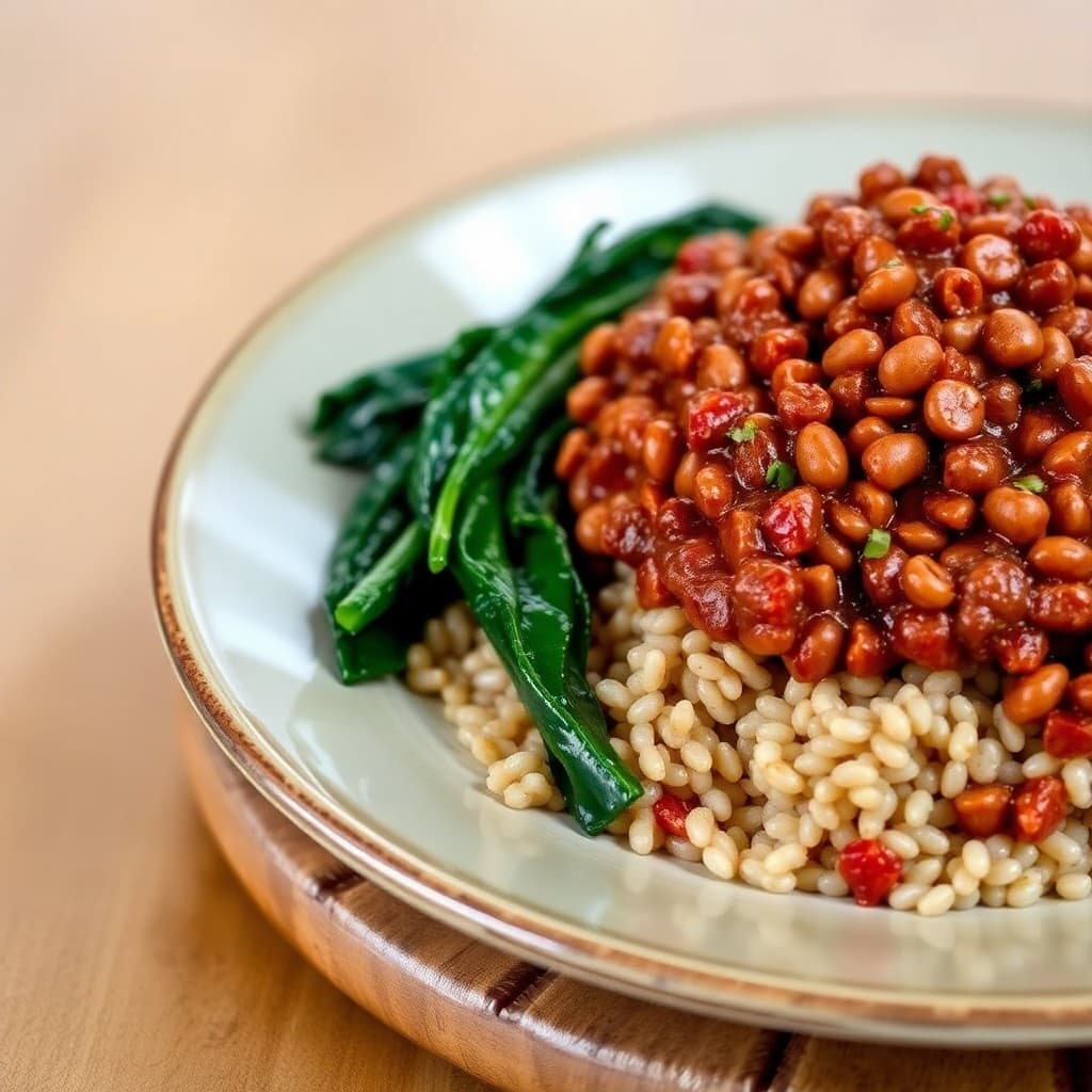 Ethiopian Misir Wat with Farro & Gomen