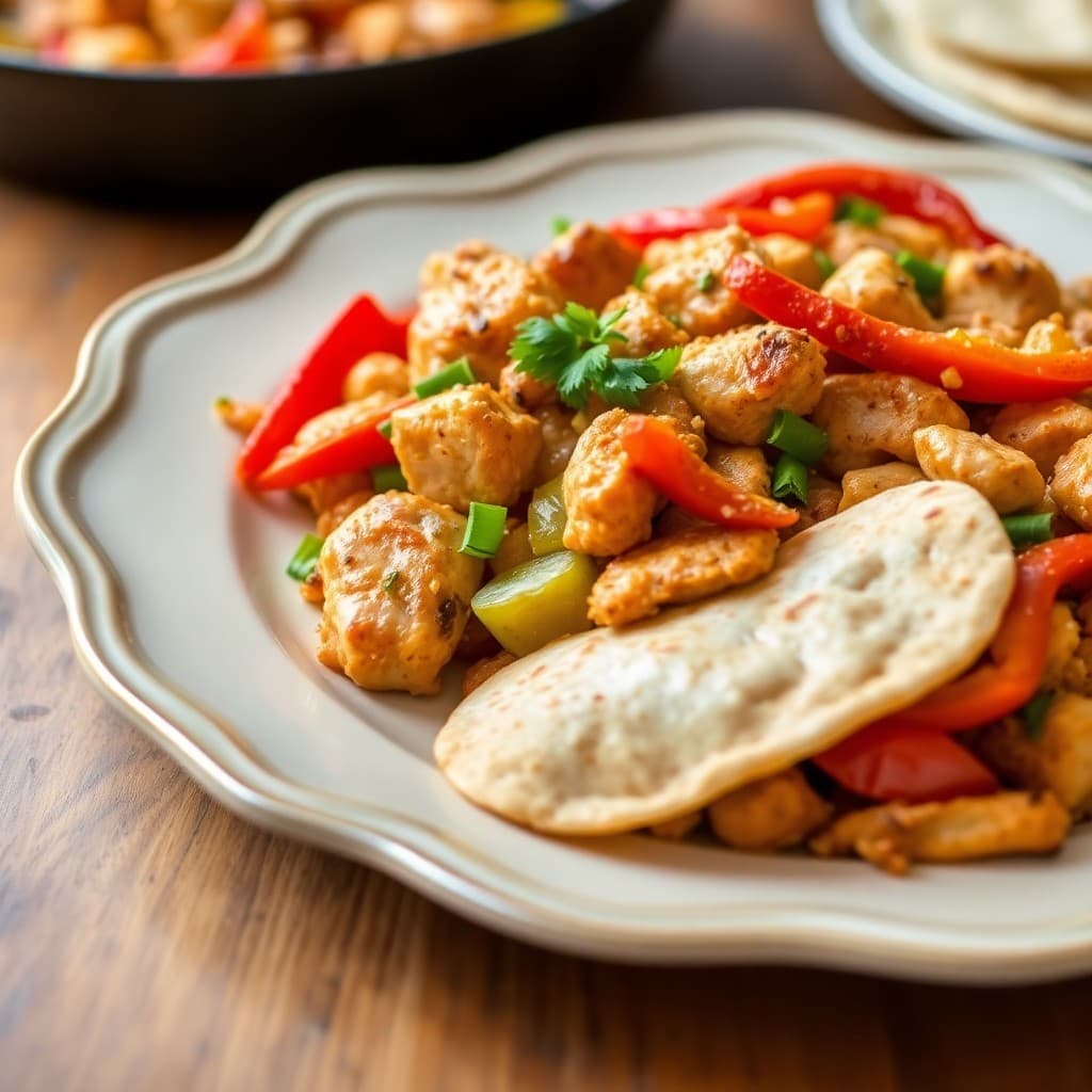 Zesty Chicken Fajita Skillet