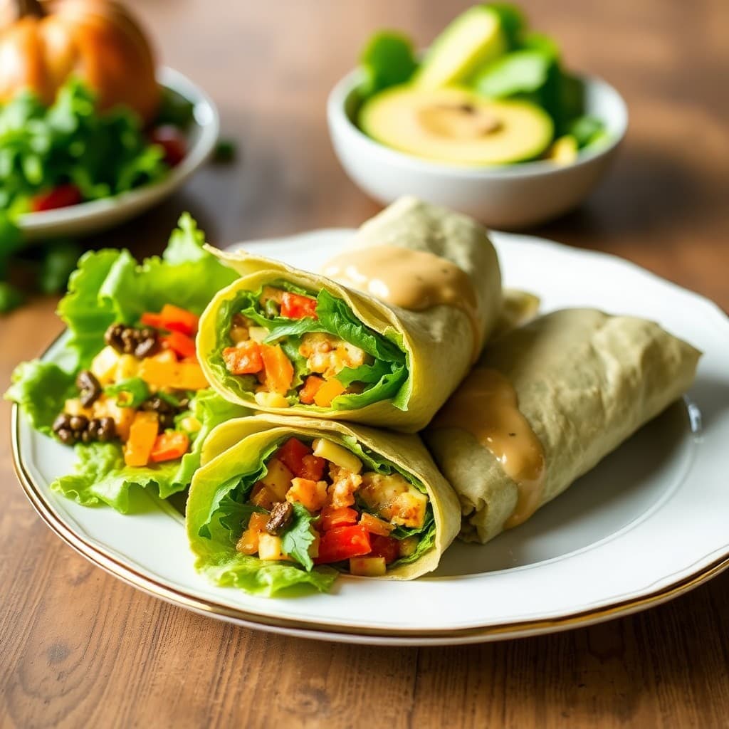 Harvest Veggie Wraps