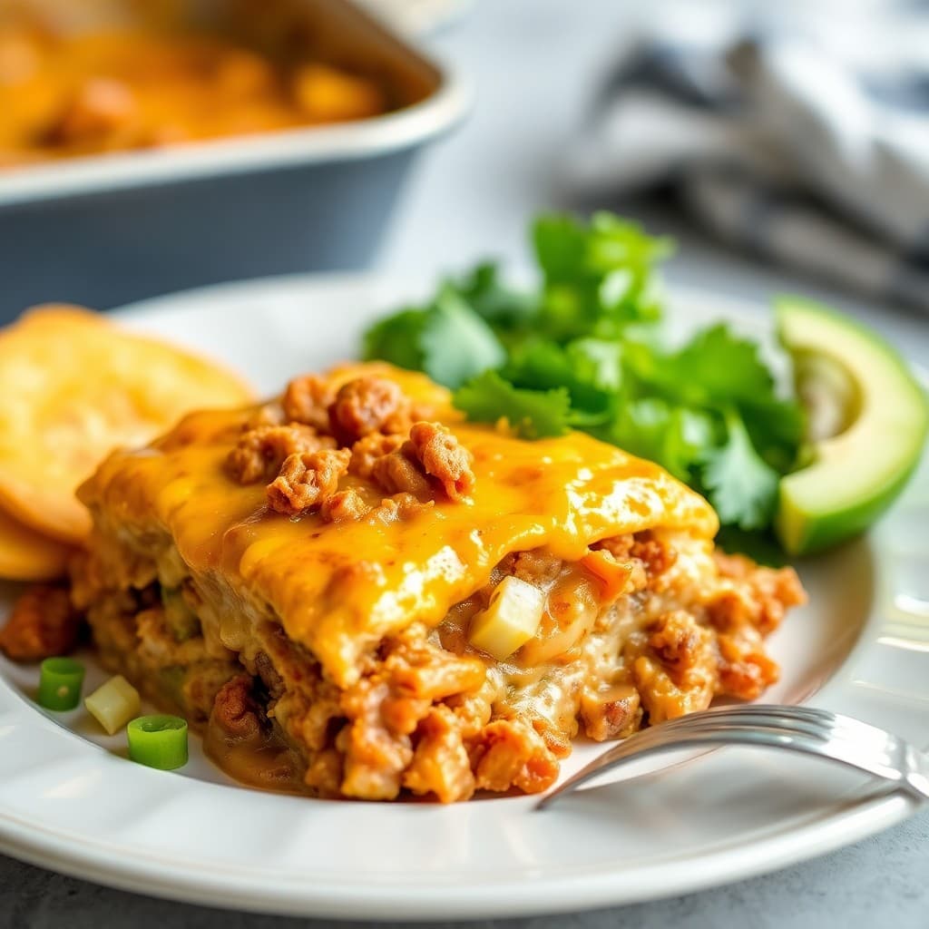 Cheesy Beef Taco Bake