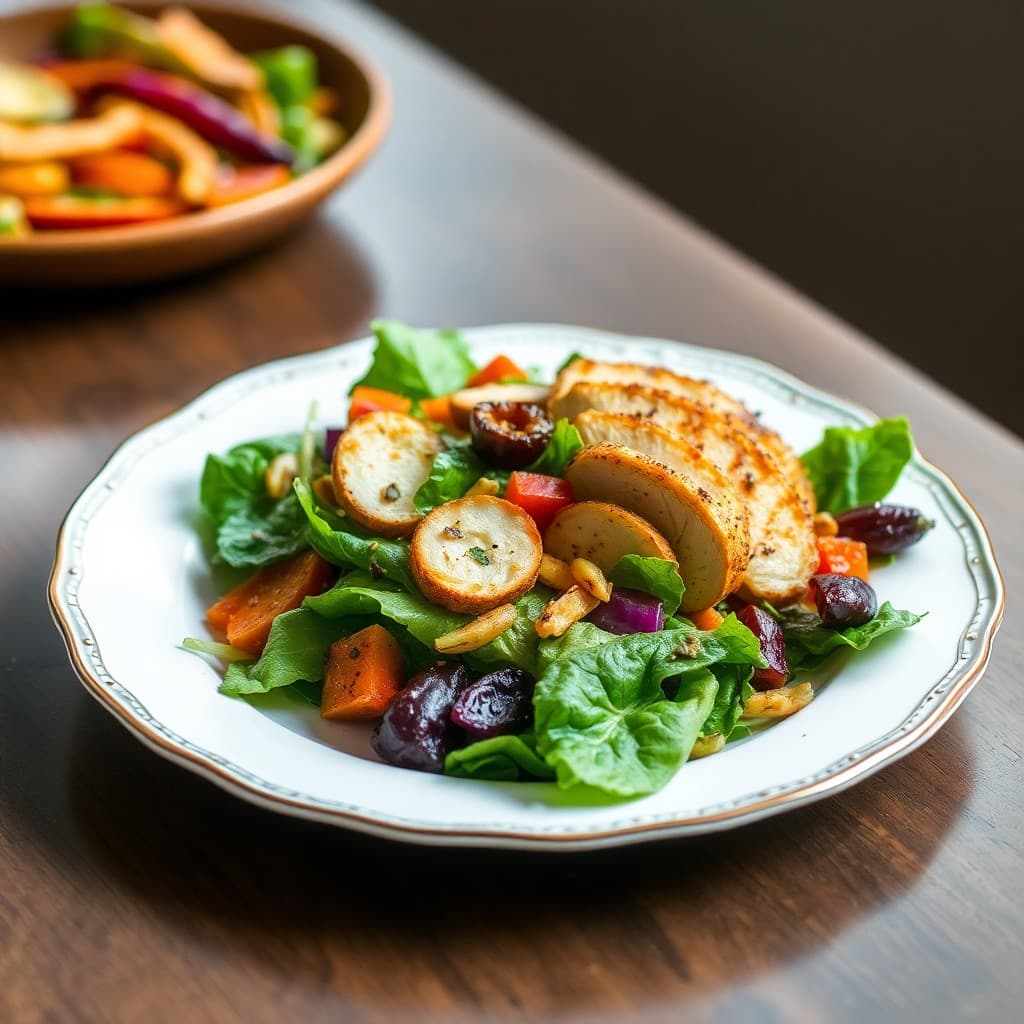 Autumn Harvest Chicken Salad (Breaking Fast)