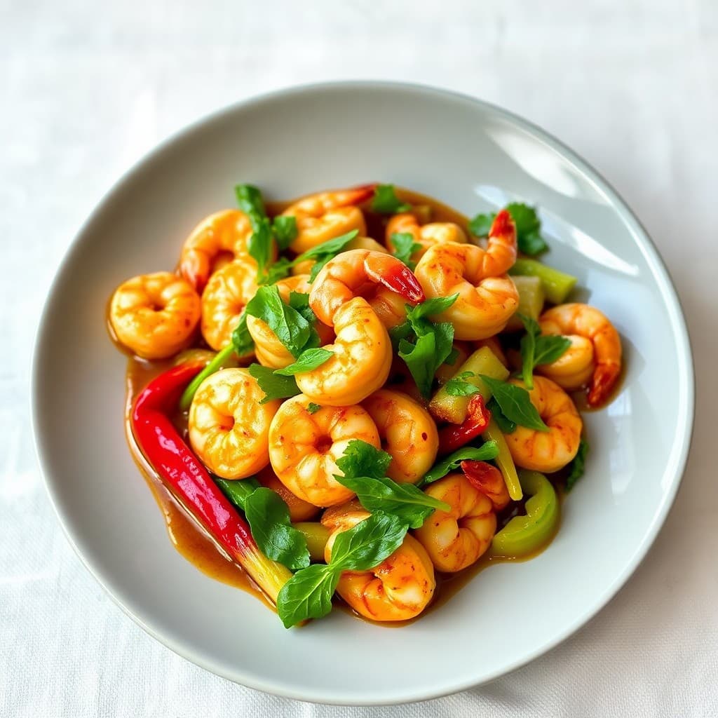 Vietnamese Lemongrass Shrimp Stir-Fry