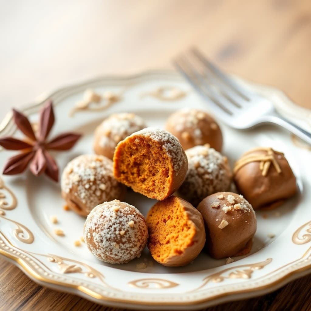 Keto Pumpkin Spice Truffles