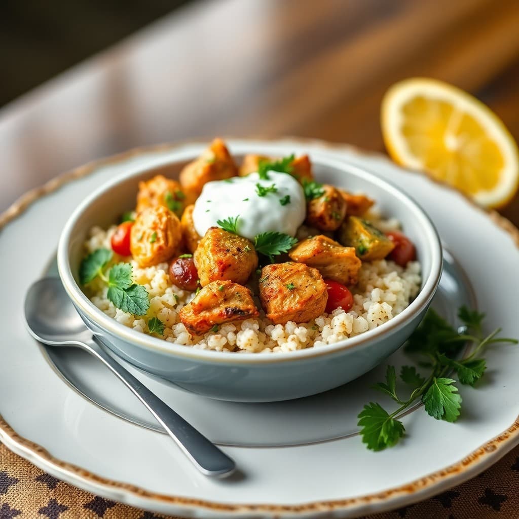 Moroccan Chicken Couscous Bowls