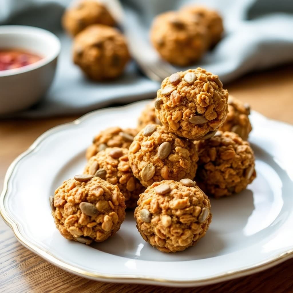 Pumpkin Seed Granola Bites