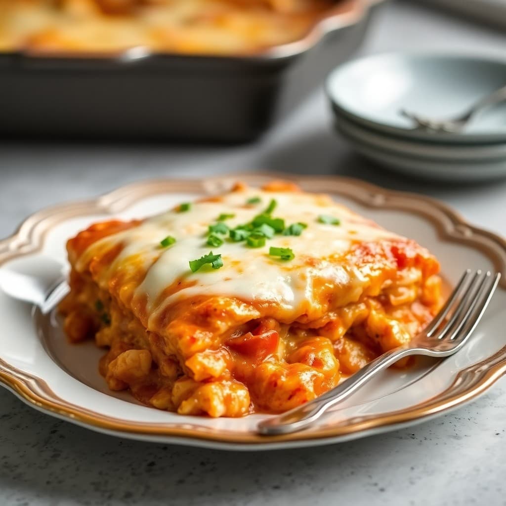 Spicy Chicken Enchilada Bake