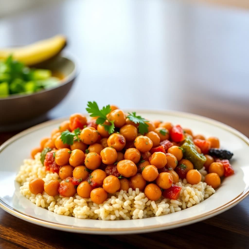 Zesty Moroccan Chickpea Bowls