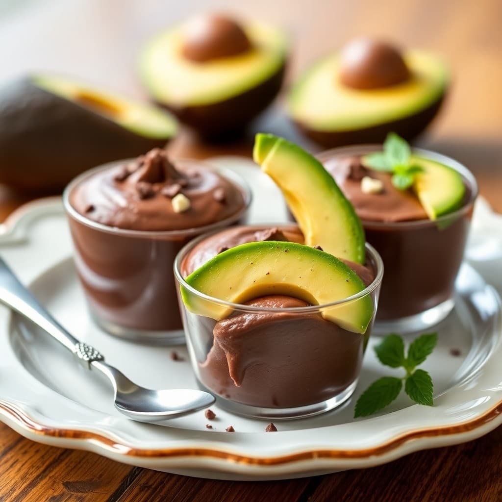 Decadent Dark Chocolate Avocado Mousse