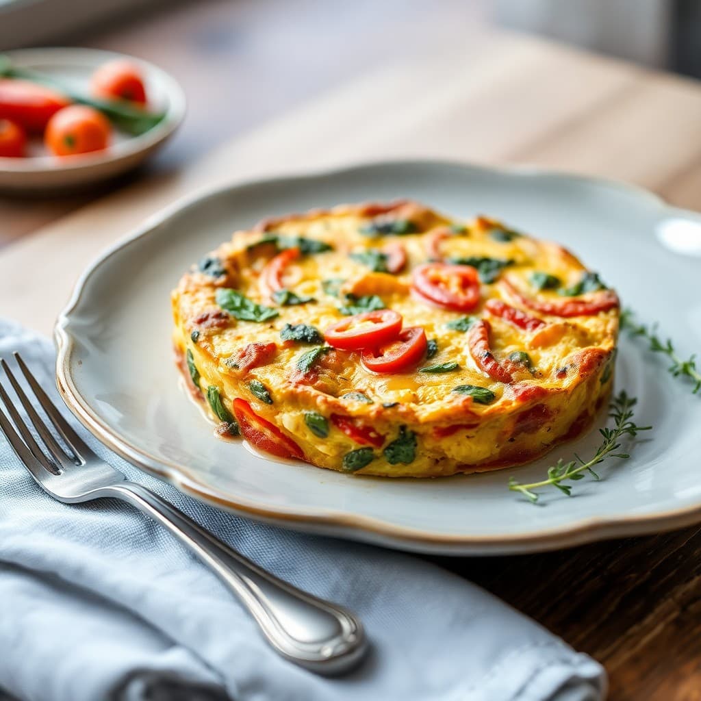Vegetable Frittata with Peppers