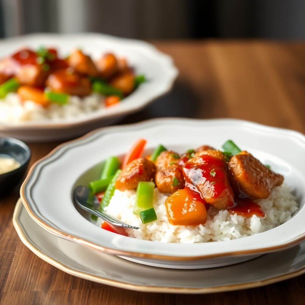 Vibrant Japanese Chicken Teriyaki Bowls