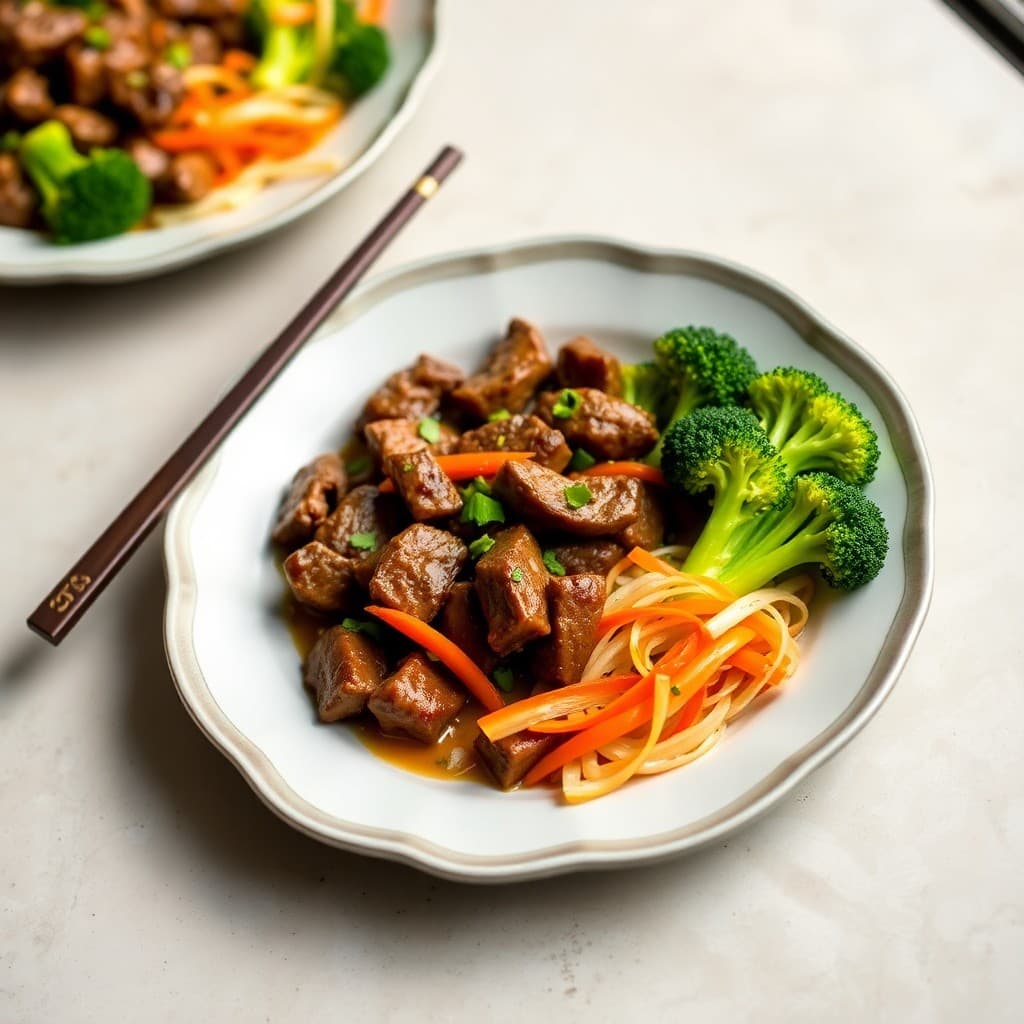 Korean Beef Bulgogi Bowls with Ginger Sesame Broccoli