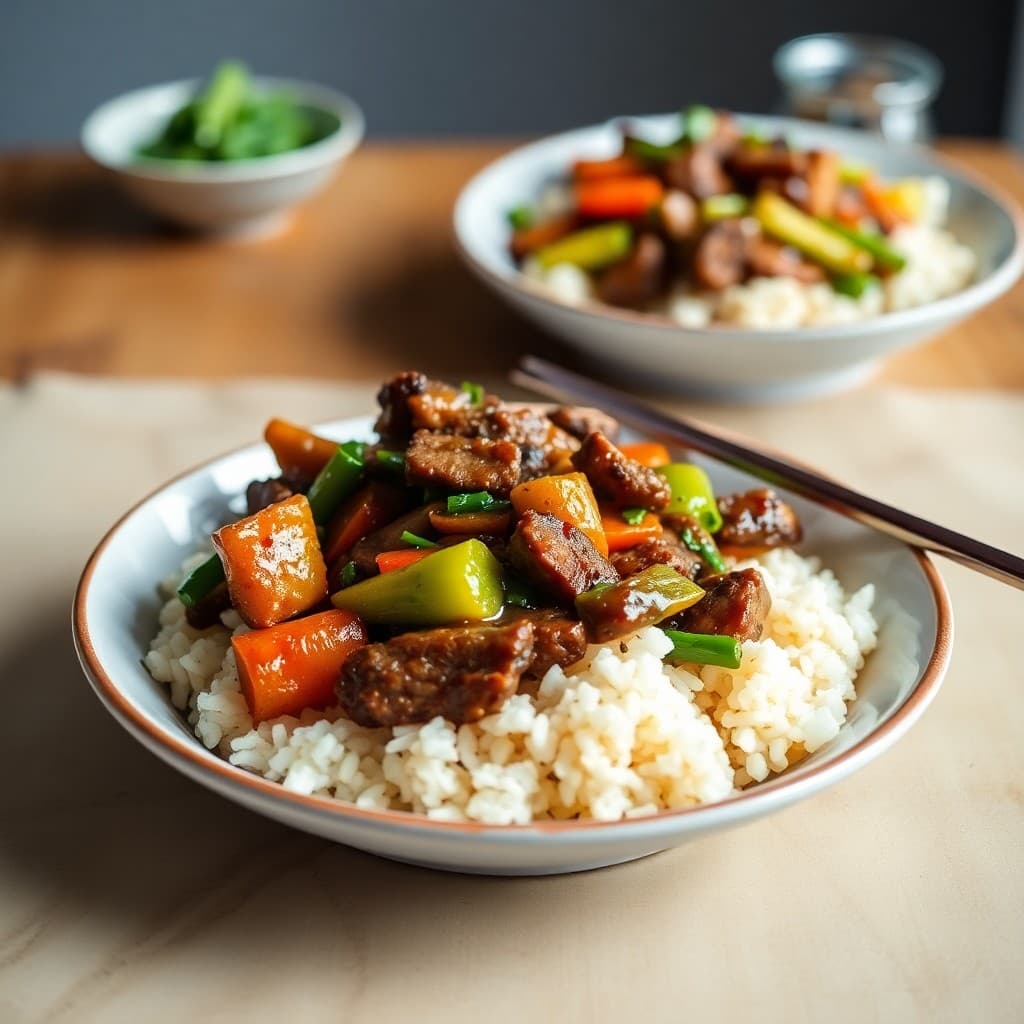 Sizzling Teriyaki Beef Stir-Fry Bowls