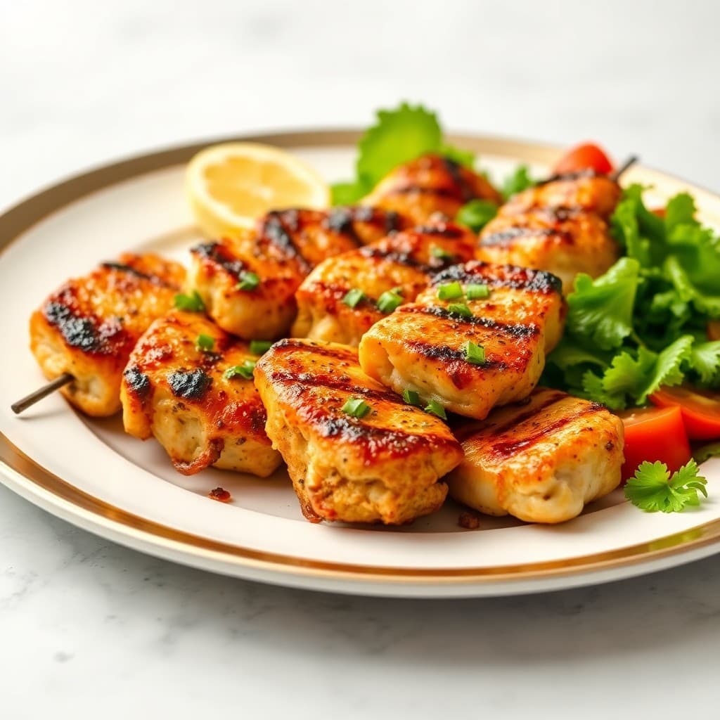Zesty Mediterranean Chicken Kebabs