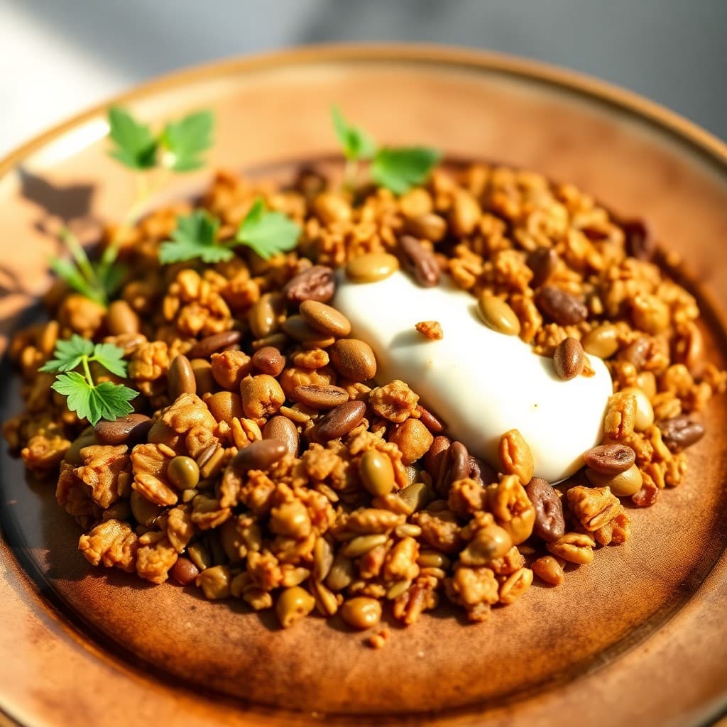 Autumn Spiced Pumpkin Seed Granola