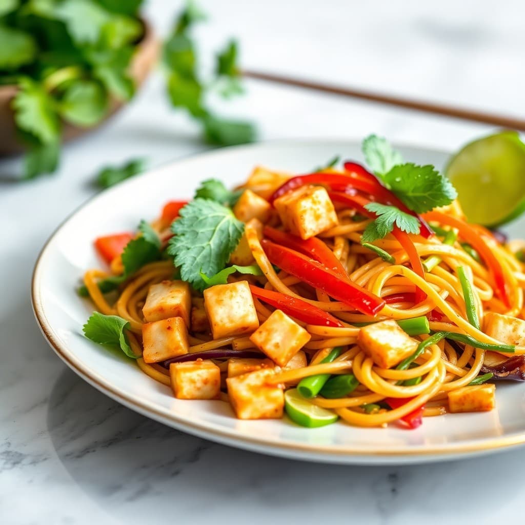 Vibrant Vegetable Pad Thai