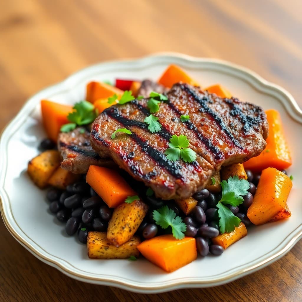 Brazilian Picanha Steak Bowls with Roasted Veggies