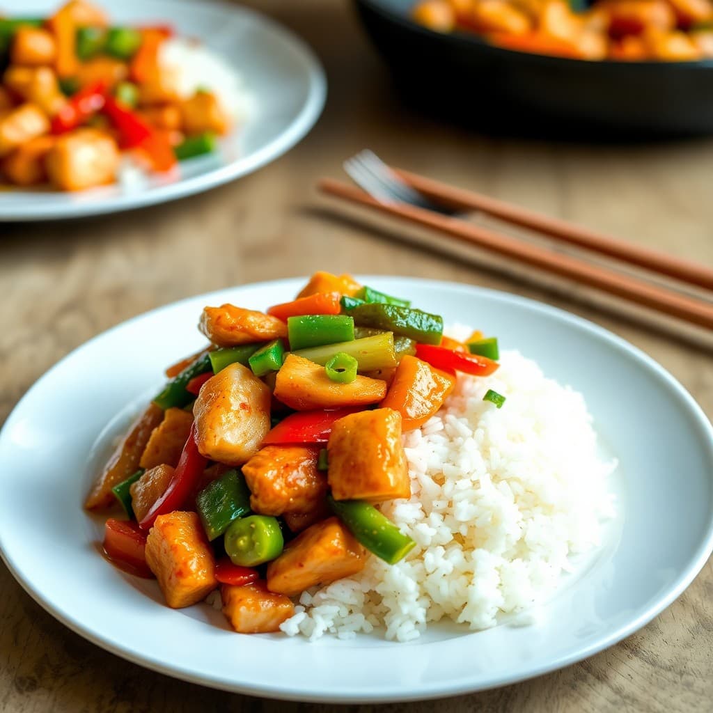 Ginger Garlic Chicken Stir-Fry