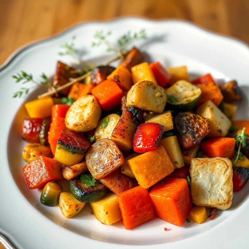 Roasted Winter Veggie Medley
