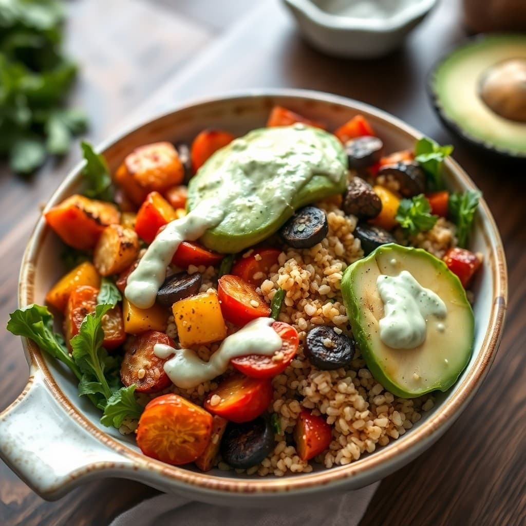 Roasted Vegetable and Quinoa Bowl