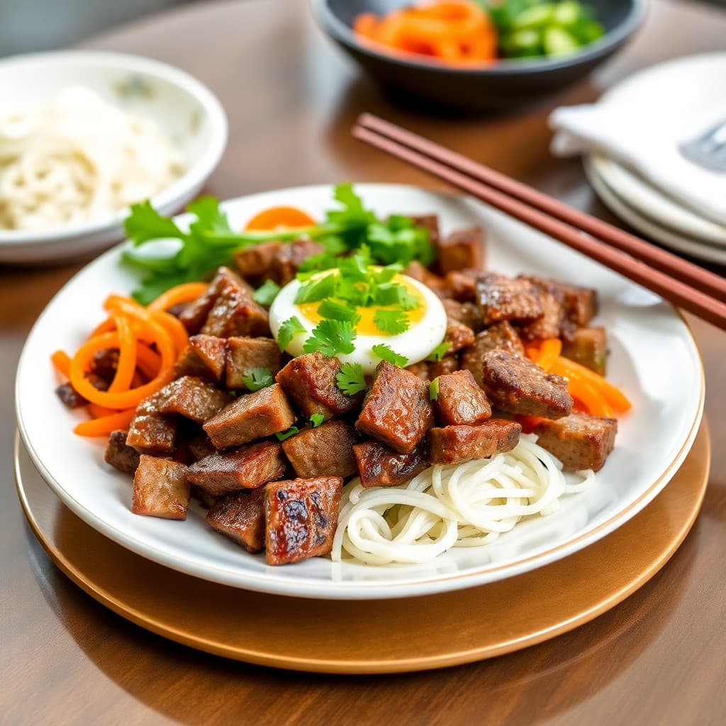 Korean Bulgogi Beef Bibimbap Bowls